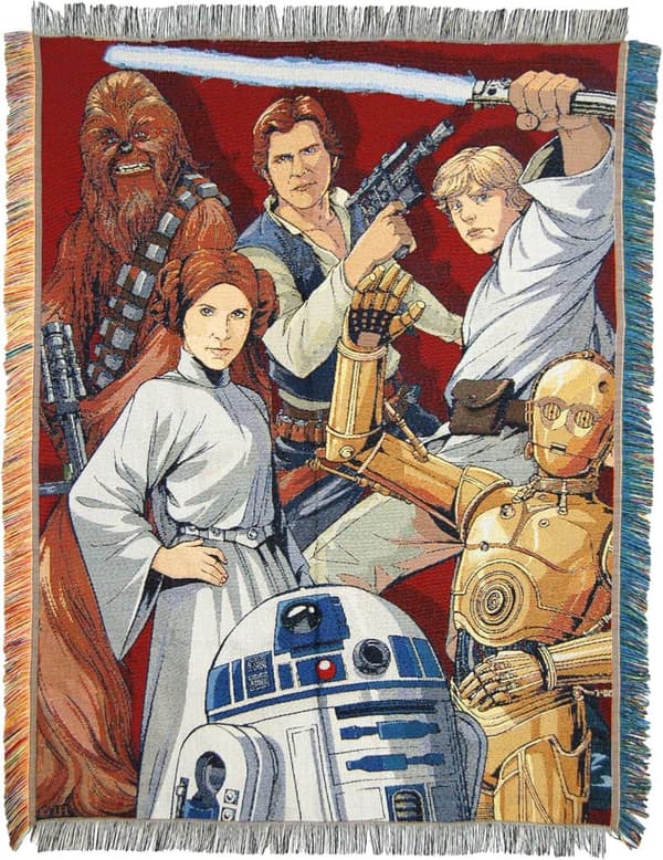 Star Wars Woven Tapestry Throw Blanket, 48