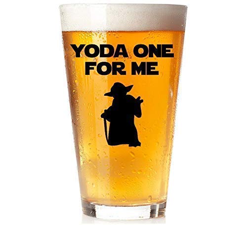 Star Wars Valentine's Gift - Yoda Beer Pint Glass for Him