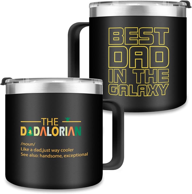 Father's Day Insulated Tumbler Mug - 14oz Stainless Steel