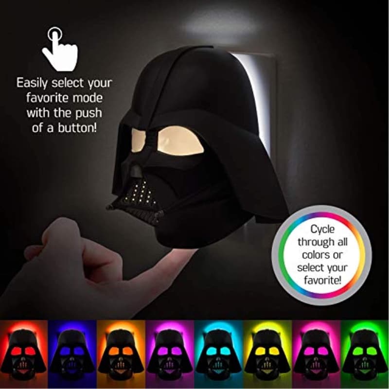 Darth Vader LED Night Light with Color Changing & Sensor