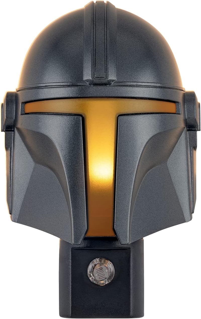 The Mandalorian Helmet LED Night Light - Dusk to Dawn Sensor