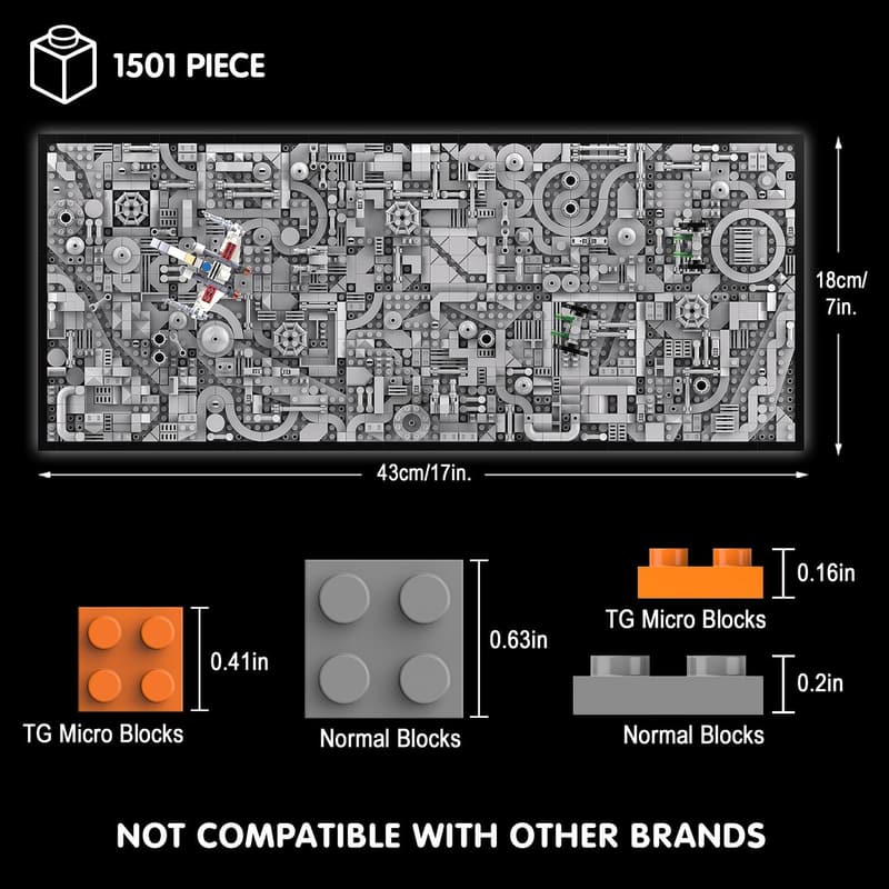 3D Wars Wall Art Craft Kit for DIY Home Decor
