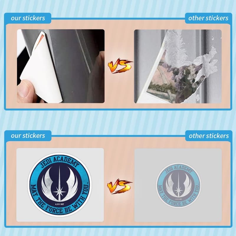 Star Wars Sticker Set - 108 Cute Vinyl Waterproof Decals