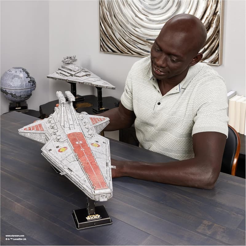 Star Wars 4D Venator-Class Star Destroyer Model Kit for Adults & Teens