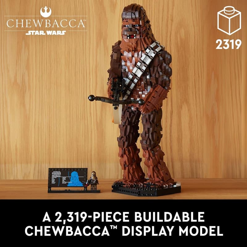 LEGO Star Wars Chewbacca Buildable Collectible for Adults