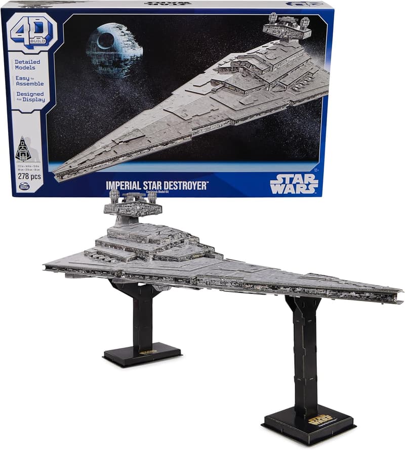 Star Wars 4D Imperial Star Destroyer Model Kit for Ages 12+