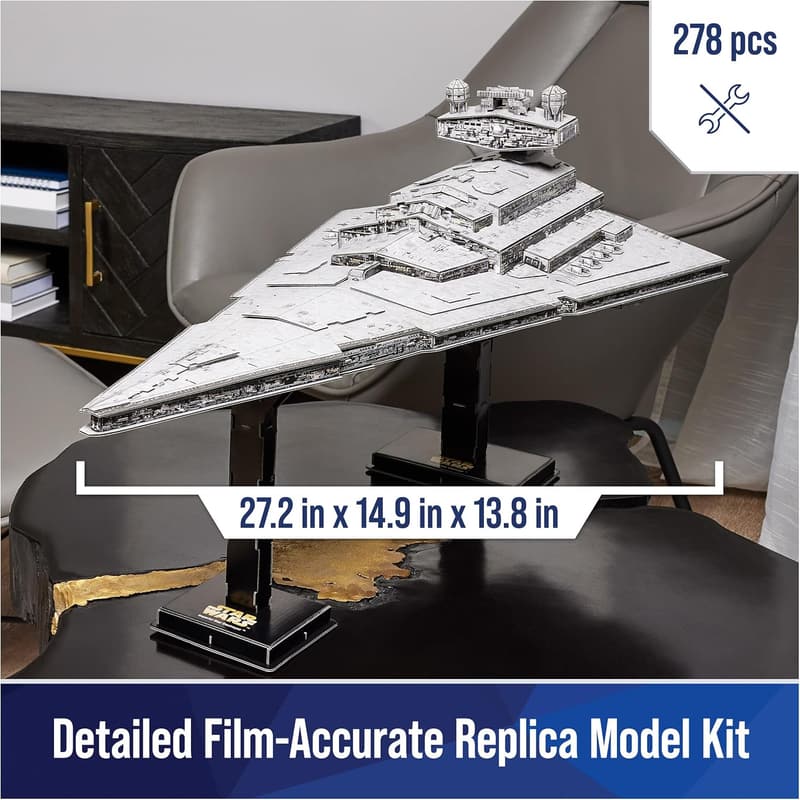Star Wars 4D Imperial Star Destroyer Model Kit for Ages 12+