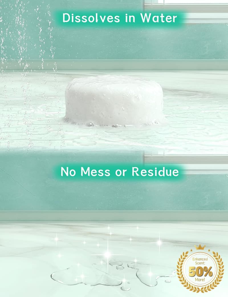 Aromatherapy Shower Steamers 15 Pack - Menthol & Eucalyptus