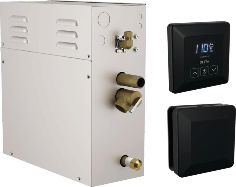 Delta Faucet SimpleSteam 10kW Matte Black Steam System Kit