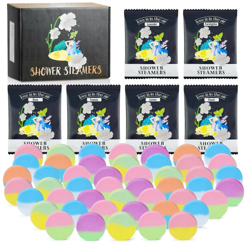 Aromatherapy Shower Steamers Set for Stress Relief and Relaxation
