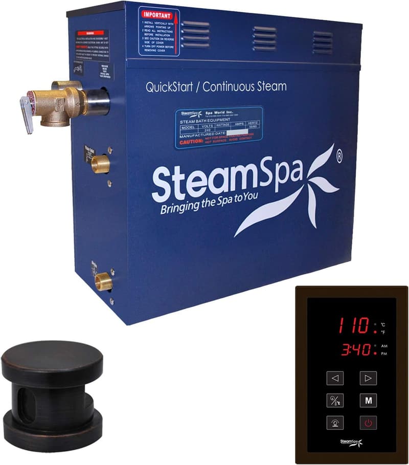240V Touch Screen 9kW Sauna Steam Generator for Home Spa