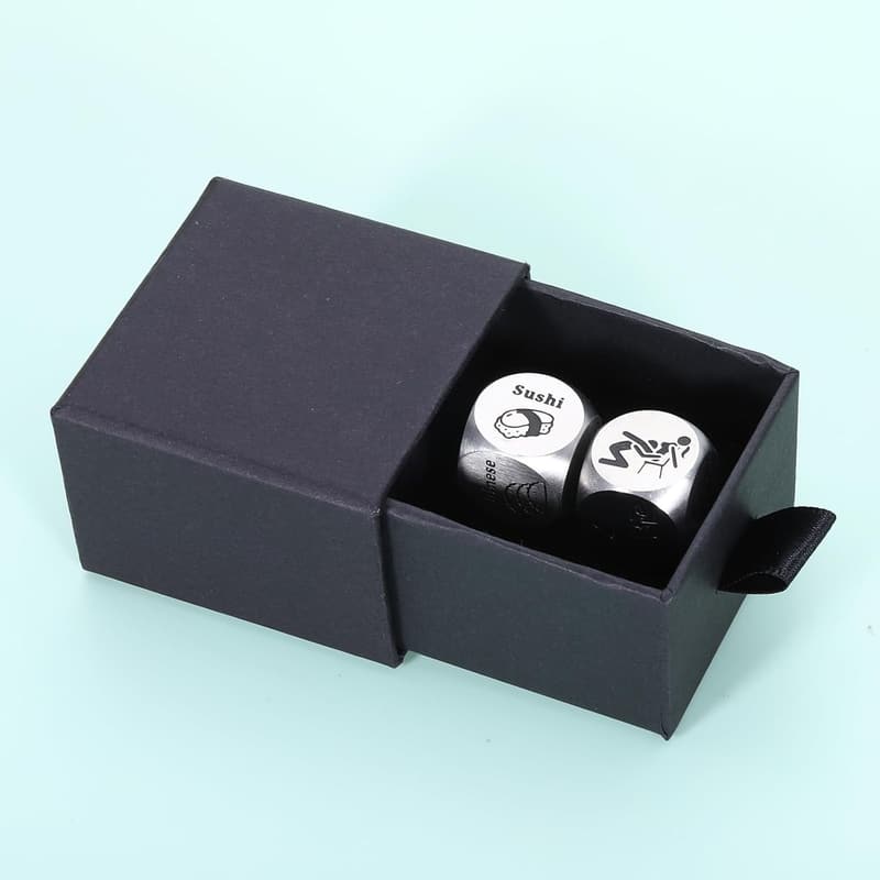 11th Anniversary Steel Gifts for Couples - 2 Pcs
