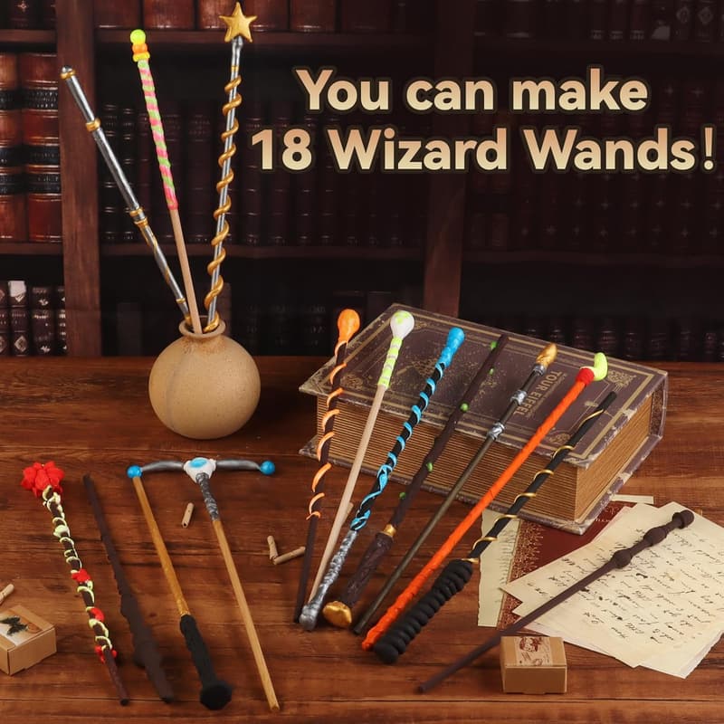 DIY Wizard Magic Wand Making Kit - 53 PCS for Parties