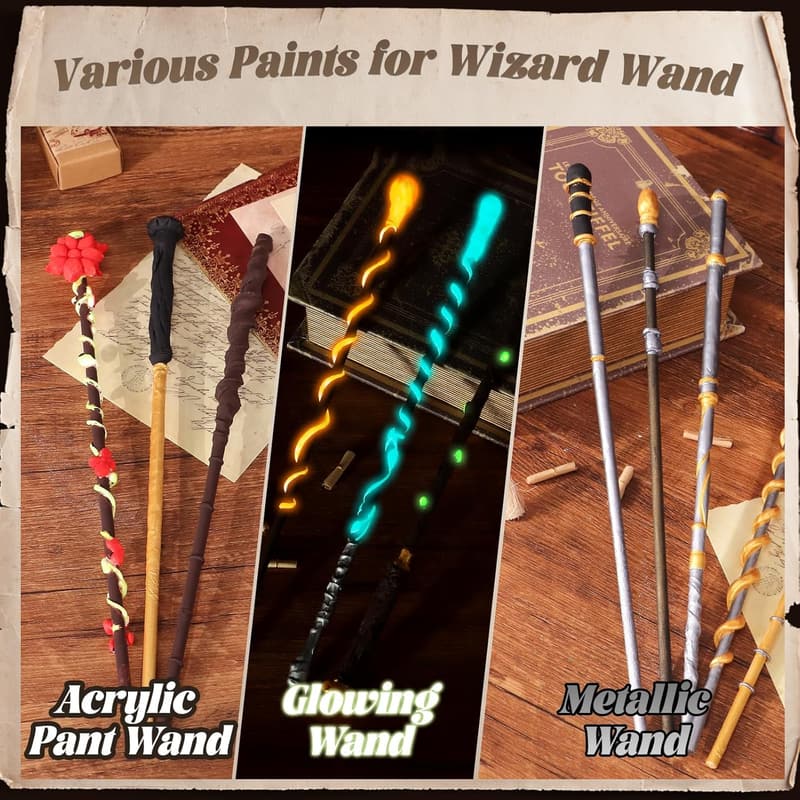 DIY Wizard Magic Wand Making Kit - 53 PCS for Parties