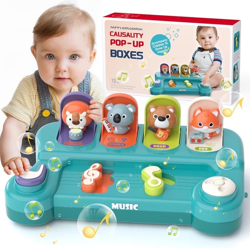 Interactive Musical Montessori Toy for 1-Year-Olds - STEM Gift