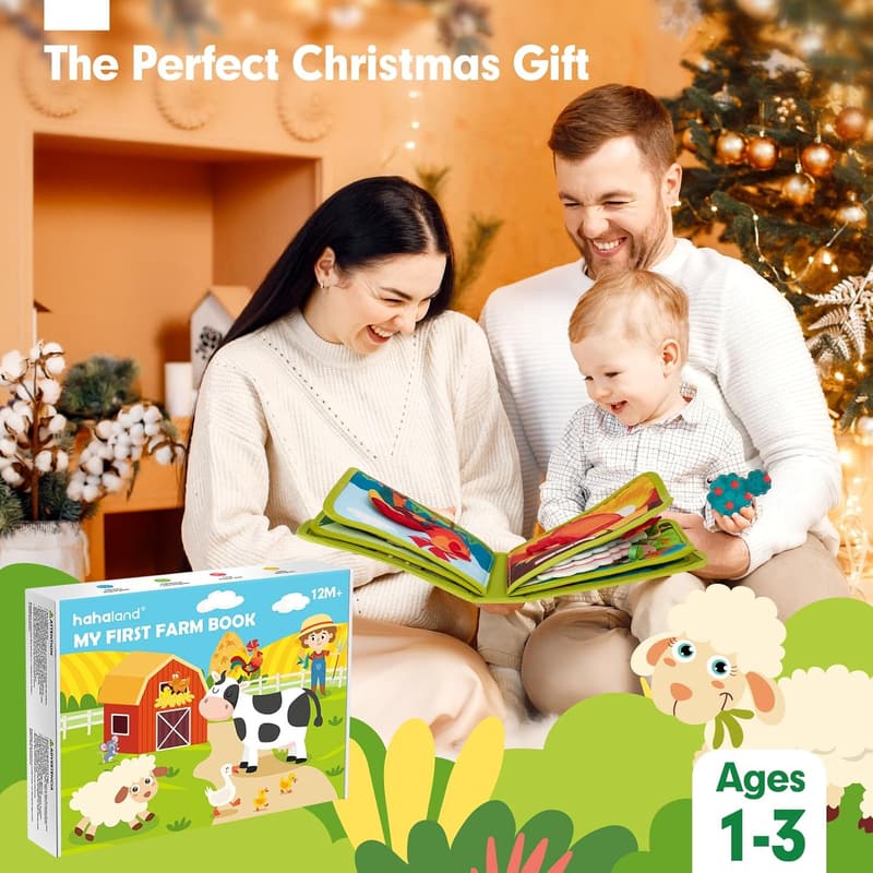 Montessori Busy Book for Toddlers 1-3 - Educational Quiet Activity Toy