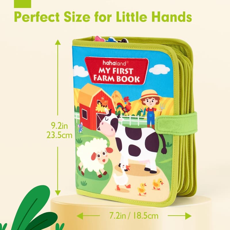 Montessori Busy Book for Toddlers 1-3 - Educational Quiet Activity Toy