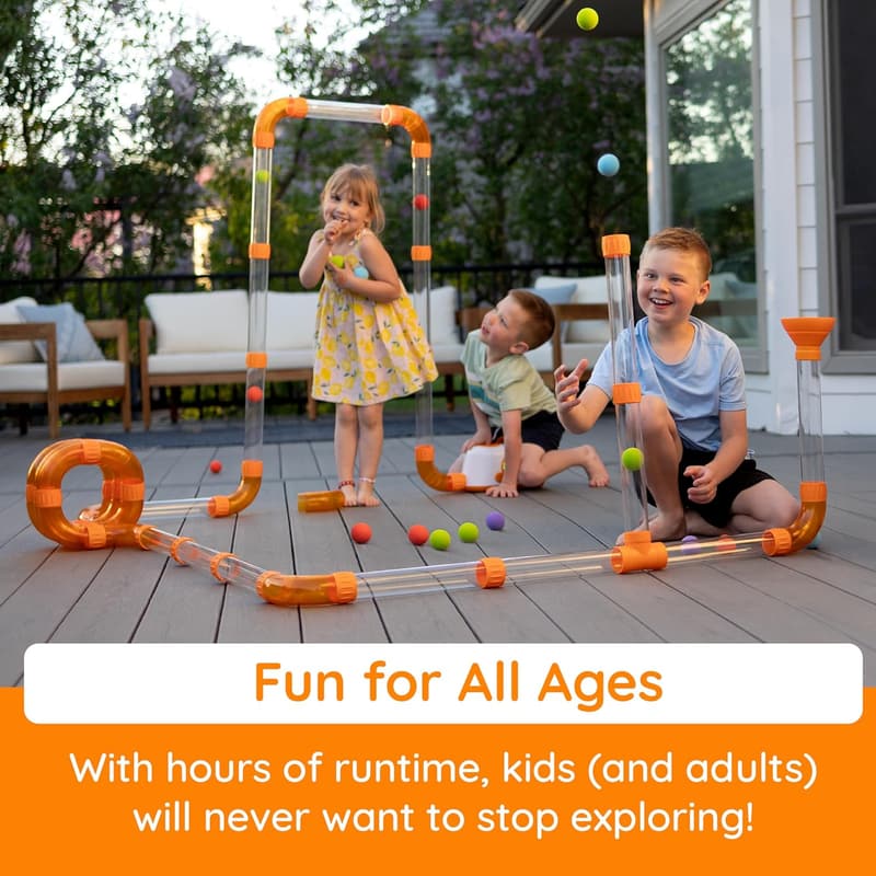 Air-Powered STEM Building Toys for Kids 3+