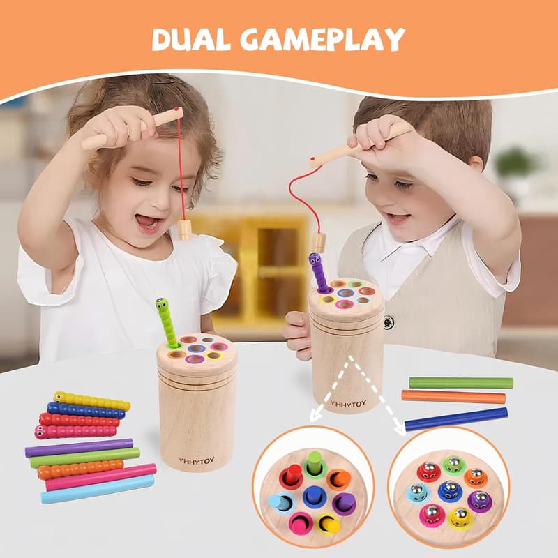 Montessori Color Sorting Toys for Toddlers 18 Months+