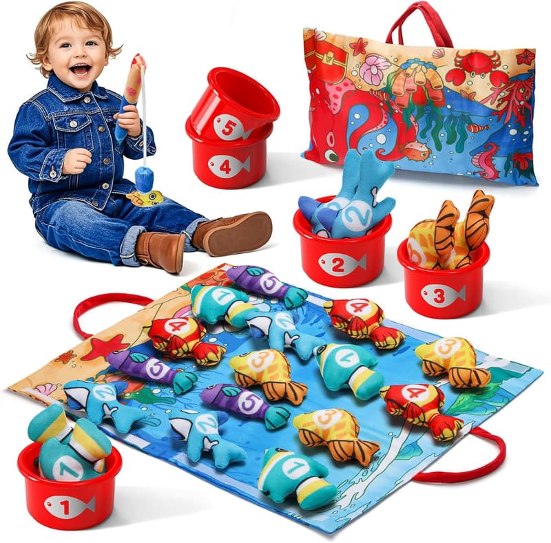 Montessori Educational Toys Set for 1-Year-Olds - 22 Pcs