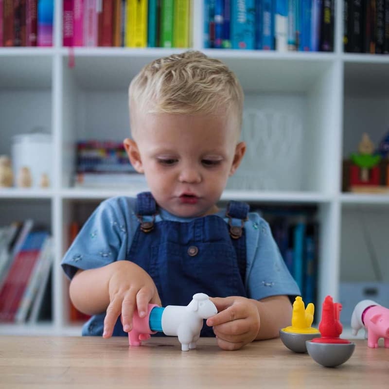 SmartMax My First Farm Animals Magnetic Building Set for Ages 1-5