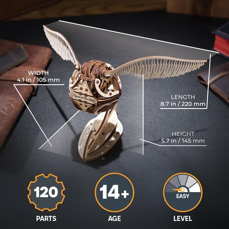Harry Potter Golden Snitch 3D Puzzle Kit for Adults