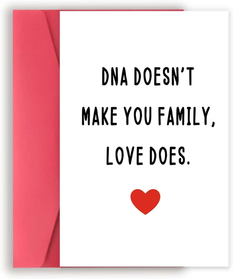 Bonus Dad Father's Day Card - Love Makes Family