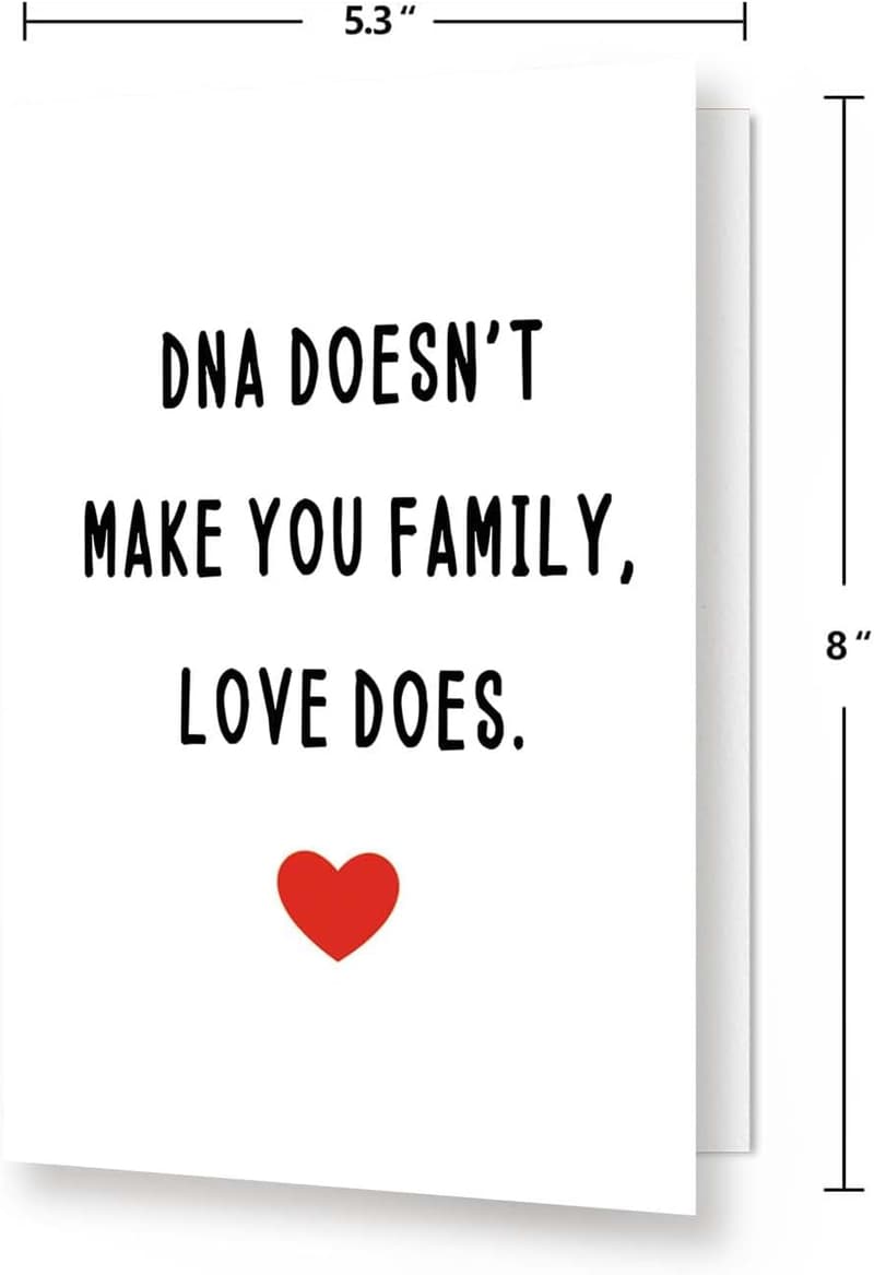 Bonus Dad Father's Day Card - Love Makes Family