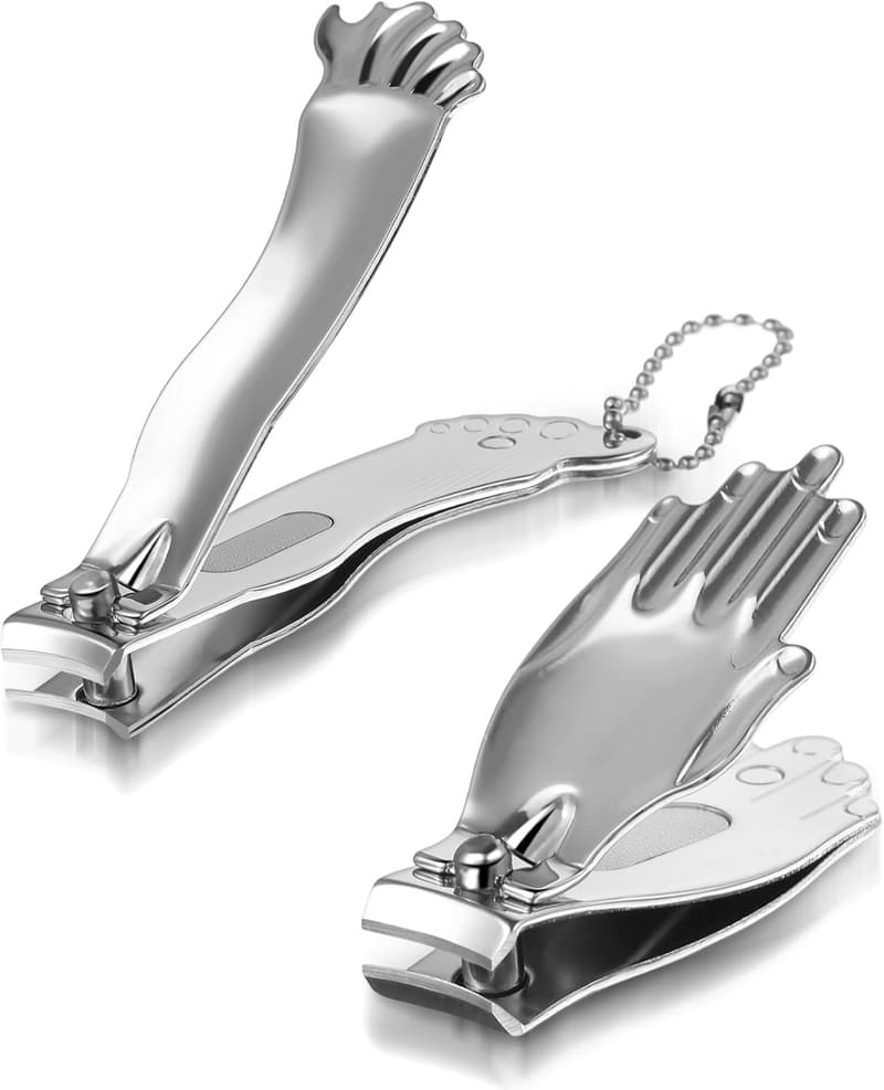 Funny Foot and Hand Shaped Nail Clippers Set for Adults