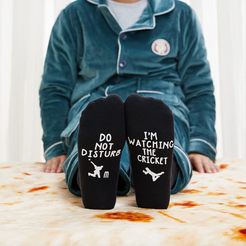 Father's Day Personalized Cotton Cricket Socks
