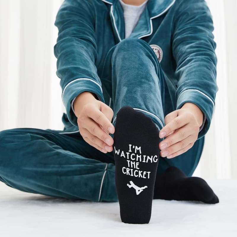Father's Day Personalized Cotton Cricket Socks