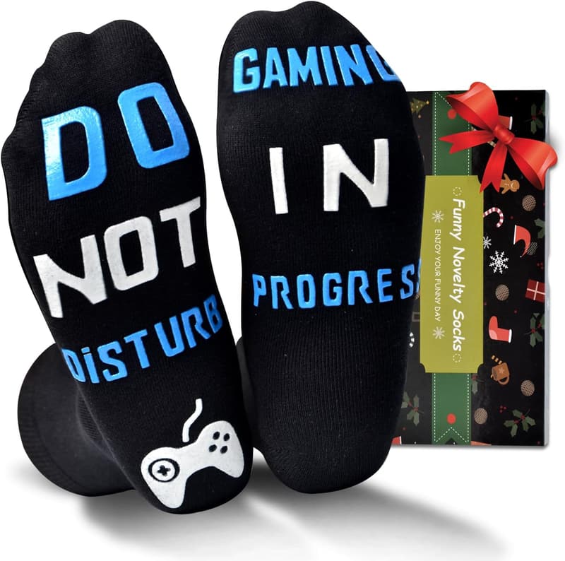 Funny Gaming Socks - Perfect Gift for Gamers and Teens