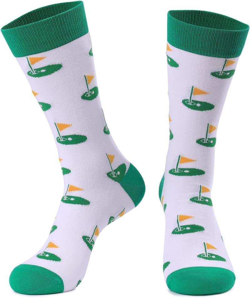 Funny Crew Socks for Men, Size 9-15