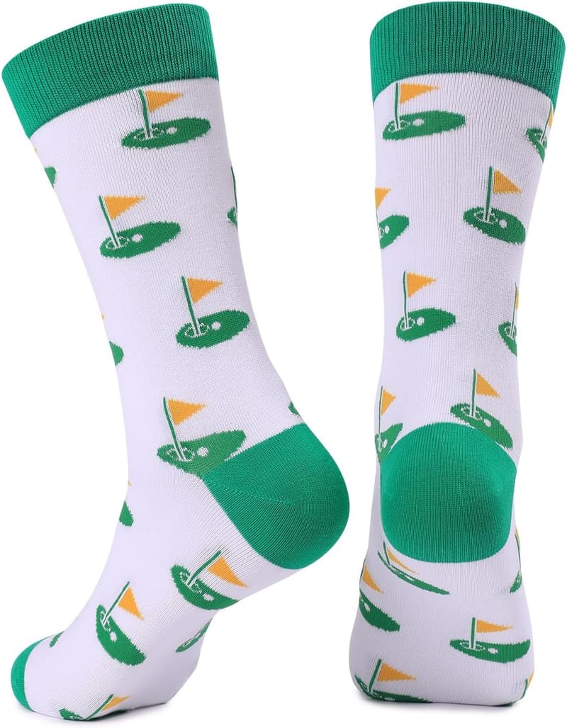 Funny Crew Socks for Men, Size 9-15