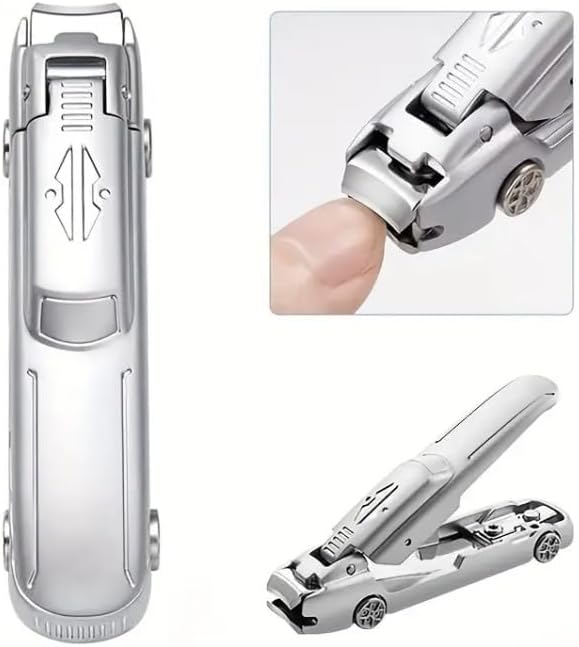 Car-Shaped Nail Clipper - Premium Metal Grooming Tool for Men