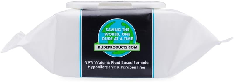 Hypoallergenic Unscented Cleansing Wipes for Men - 30 Pack