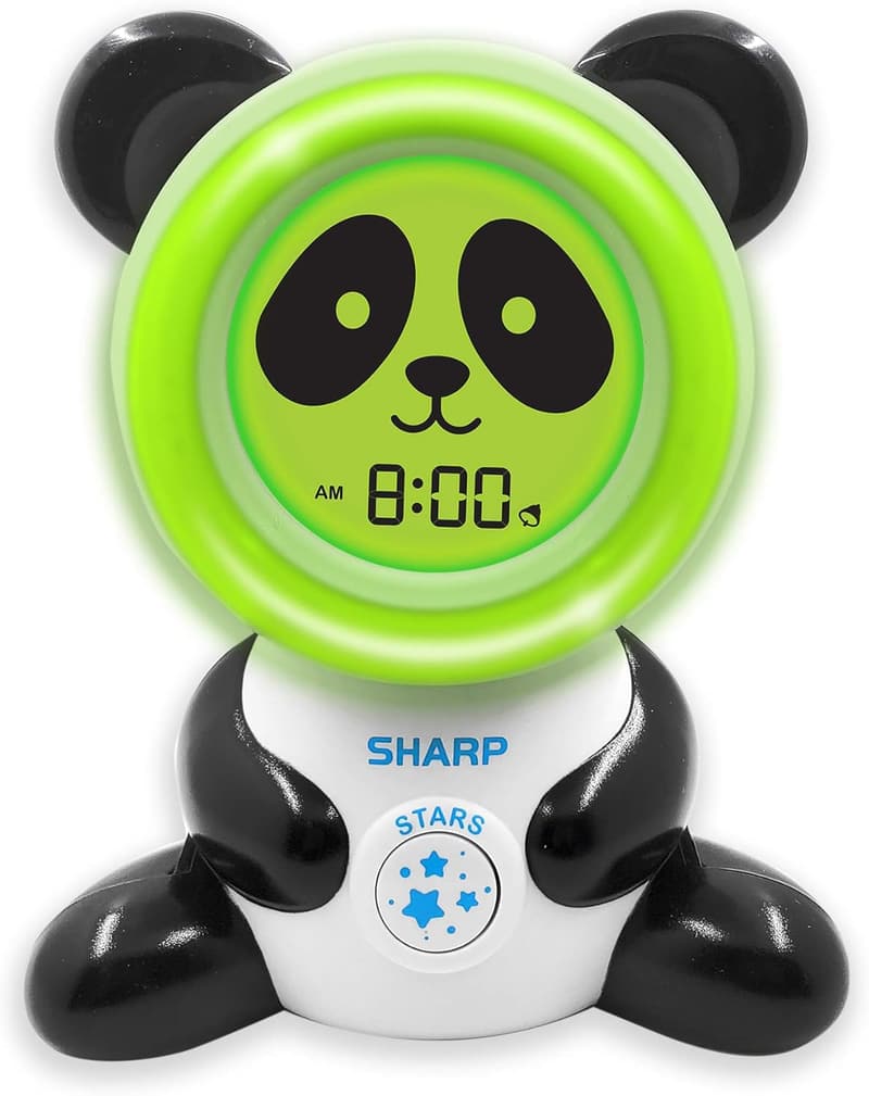Kids' Alarm Clock with Color Changing Projection Nightlight