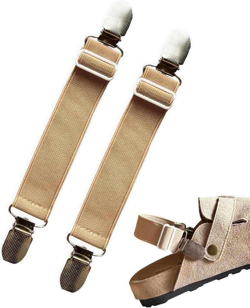 Elastic Shoe Straps for Birkenstock Clogs - Anti-Loose Bands