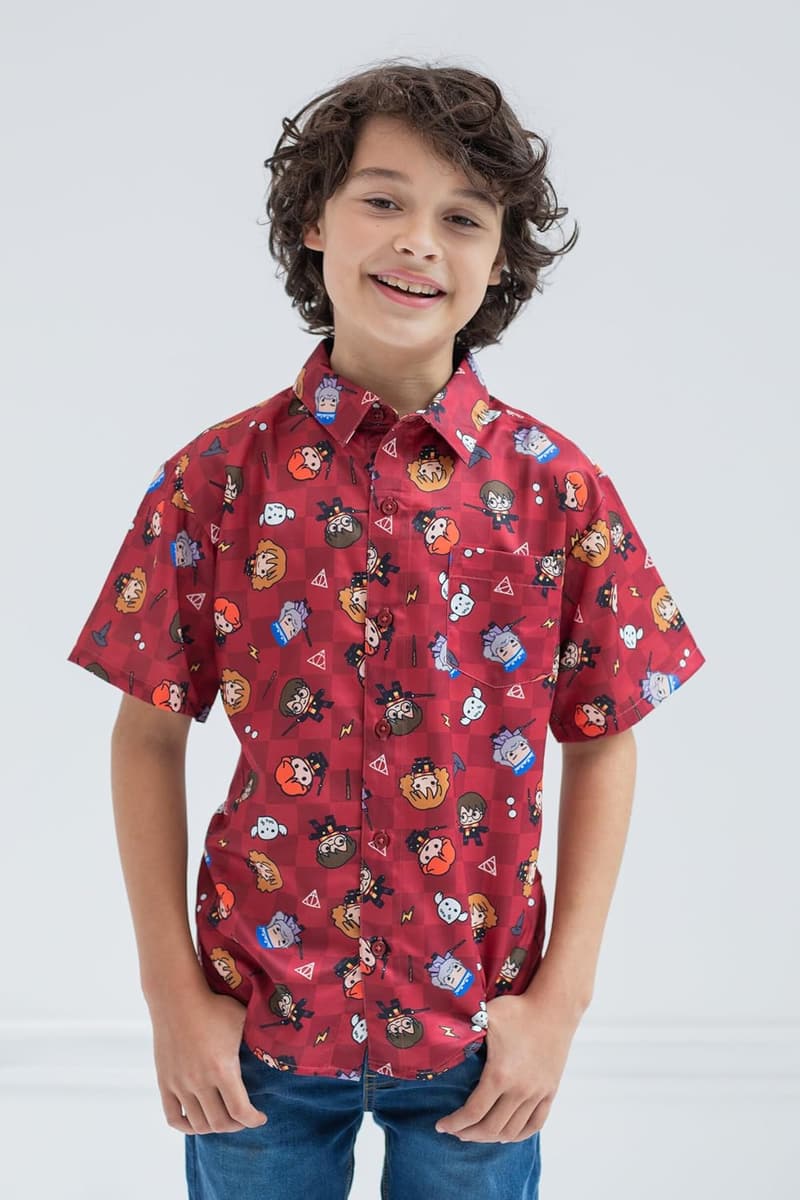 Harry Potter Hawaiian Shirt for Kids - Dumbledore & Friends