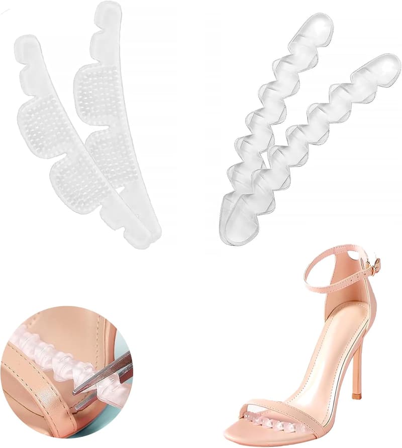 Non-Slip Foot Cushion Stickers for Women's High Heels (2 Pairs)