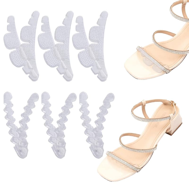 Invisible High Heel Pads - Non-Slip Silicone Cushions for Women