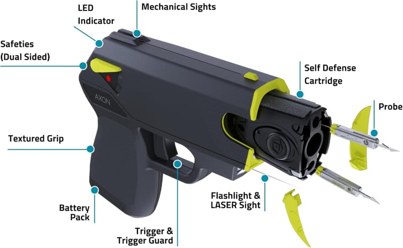 TASER Pulse 2 Self-Defense Kit with Carry Case and Accessories