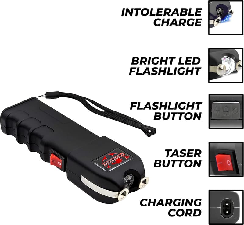 Women's Self-Defense Stun Gun Flashlight