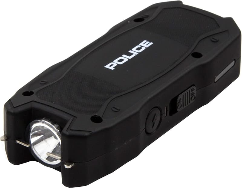 Mini Rechargeable Police Stun Gun with LED Flashlight - Self Defense