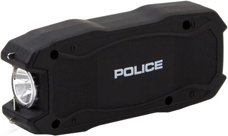 Mini Rechargeable Police Stun Gun with LED Flashlight - Self Defense