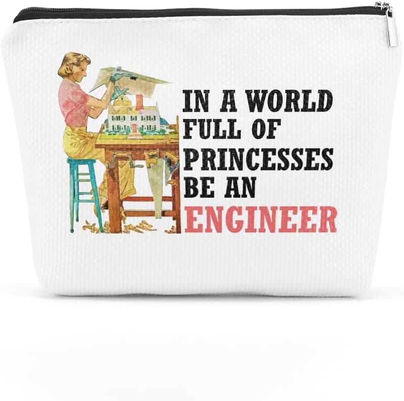 Engineering Gifts Makeup Bag for Women & Teens - Birthday/Pouch