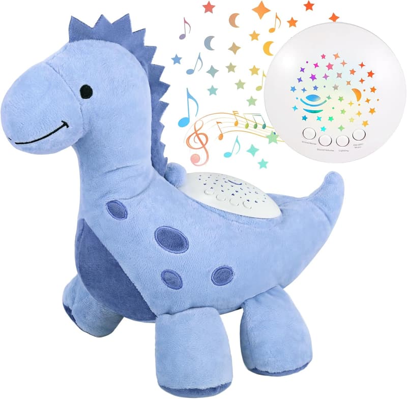 Dinosaur Night Light Projector & Sound Machine for Babies