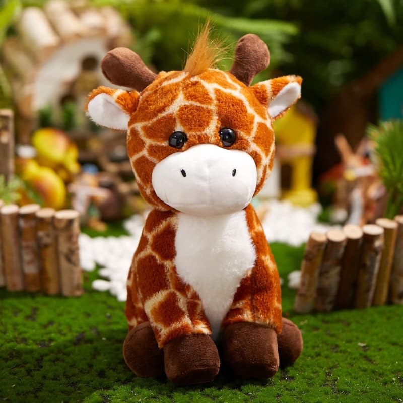 Glow Guards 12'' LED Giraffe Plush Toy - Night Light for Kids