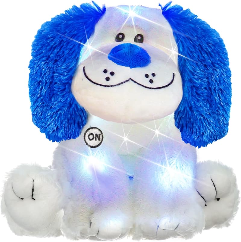 Cuddly 16'' Light-Up Puppy Plush Toy for Kids