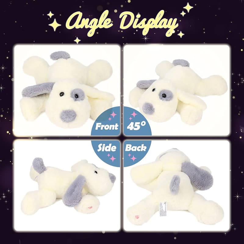 LED Plush Puppy Night Light for Kids - Floppy Glow Dog, 14''